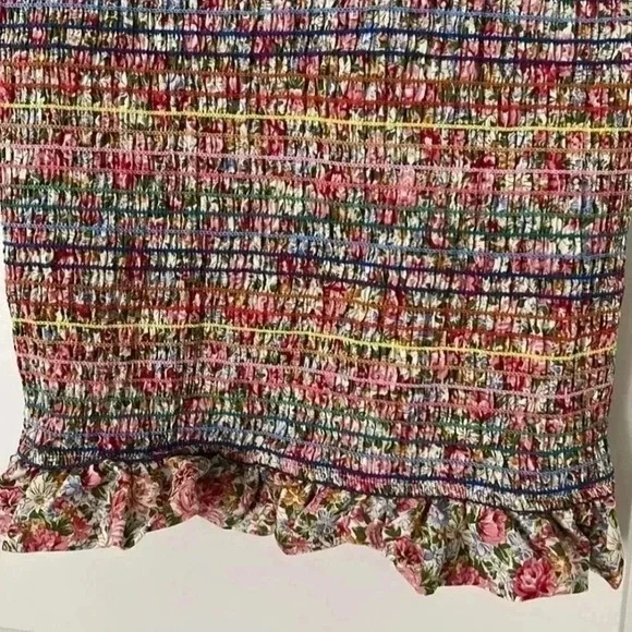 Pink Lily Bodycon Rainbow Scrunch Mini Dress, size medium - Picture 6 of 8